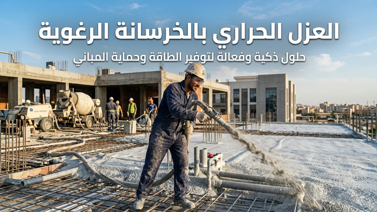 العزل الحراري بالخرسانة الرغوية