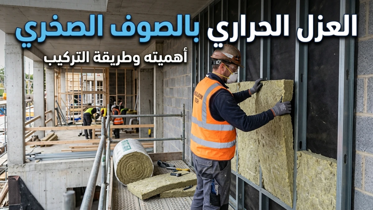 العزل الحراري بالصوف الصخري