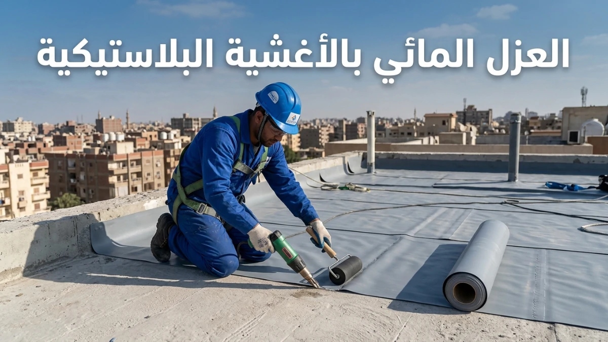 العزل المائي بالأغشية البلاستيكية