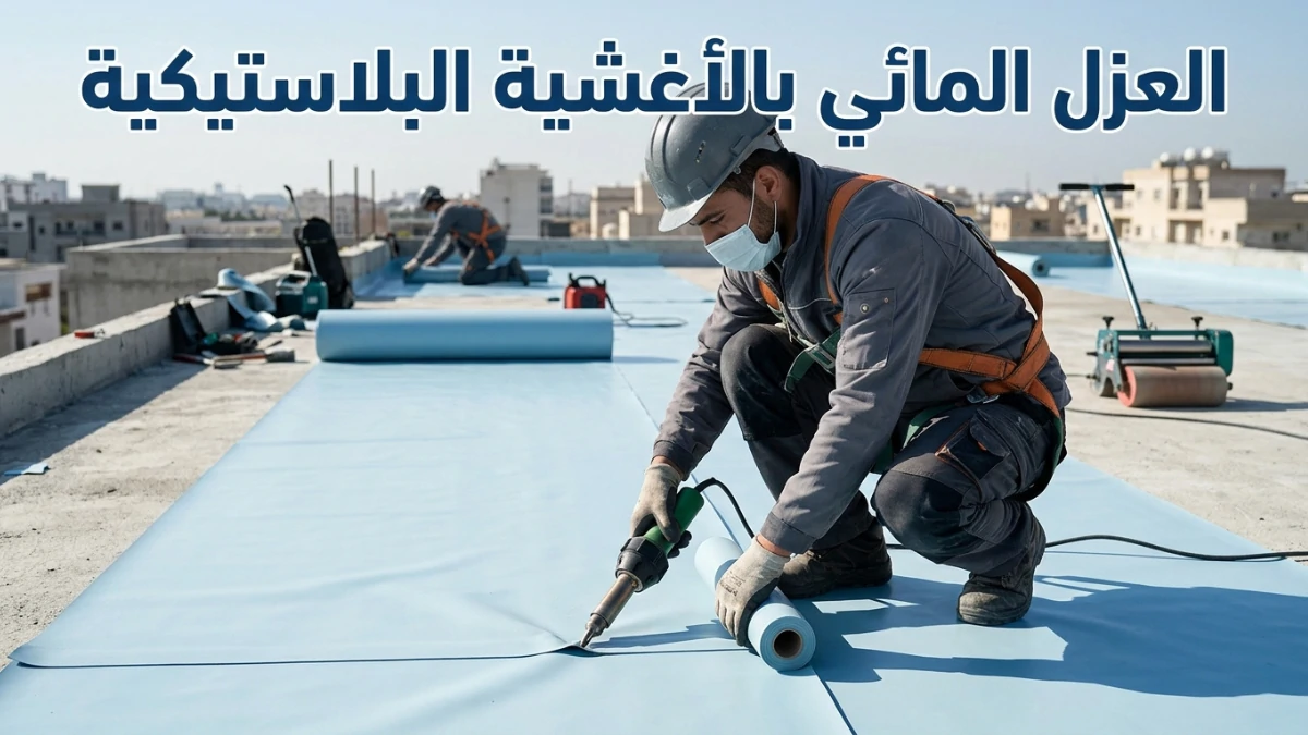 العزل المائي بالأغشية البلاستيكية