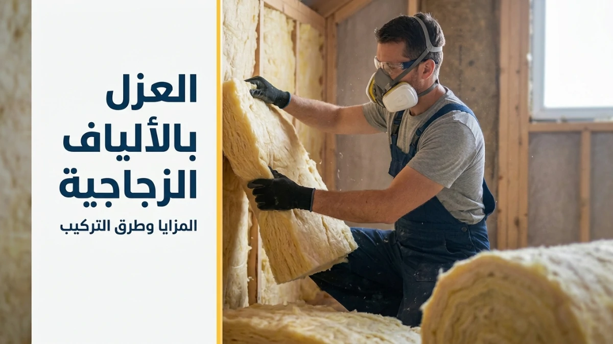 العزل بالألياف الزجاجية