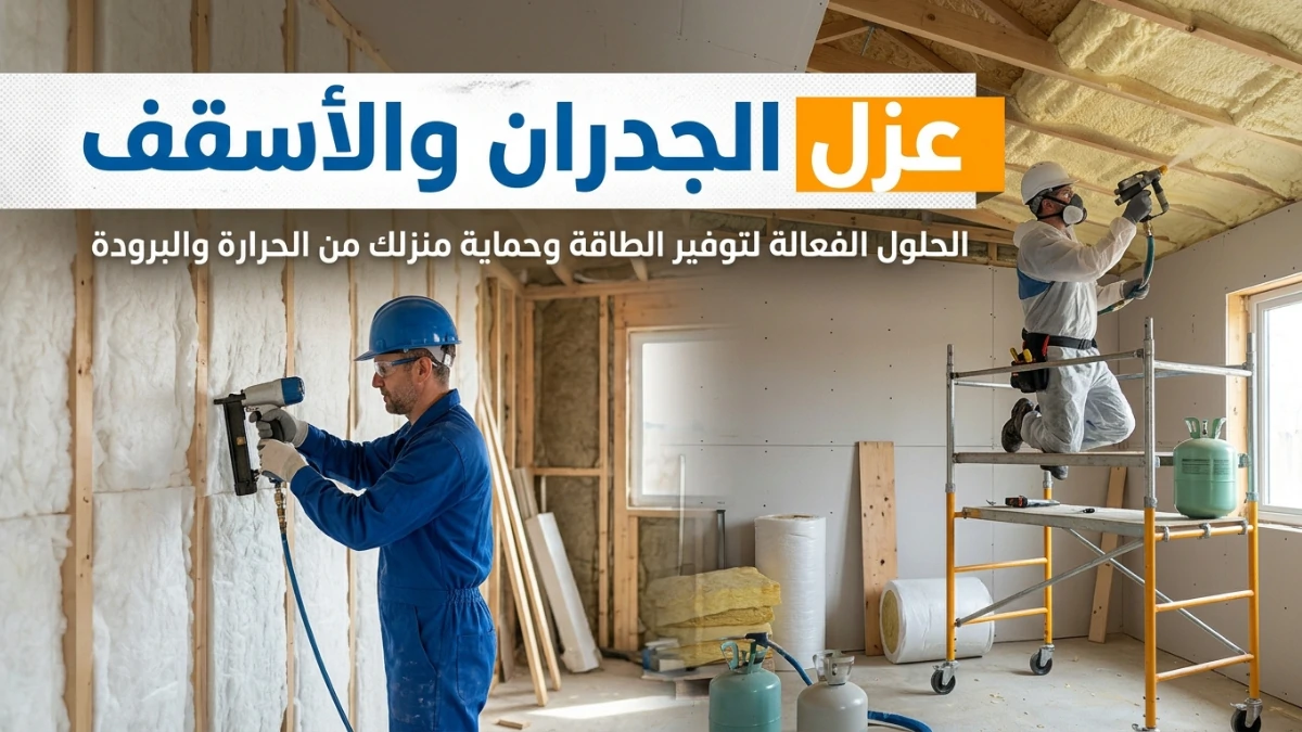 عزل الجدران والأسقف